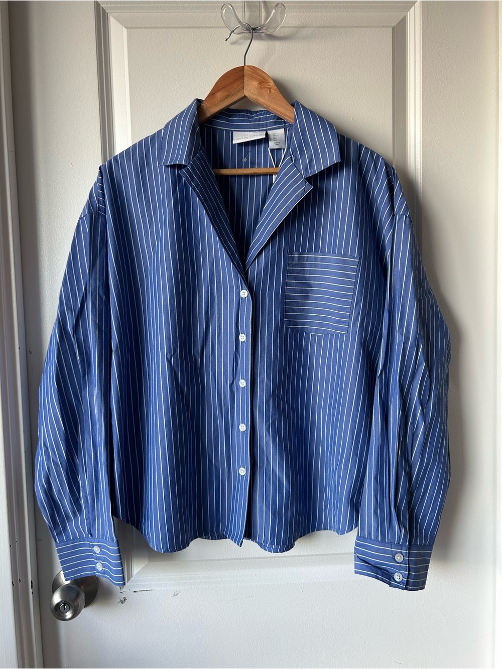 NWT Caroline Constas Long Sleeve Button Up Sz L
